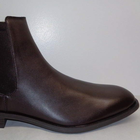 Calvin Klein DAI LEATHER Brown New Mens Boots main image 4
